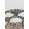impozanta amuleta orientala. argint & ochi de tigru. atelier Irakian